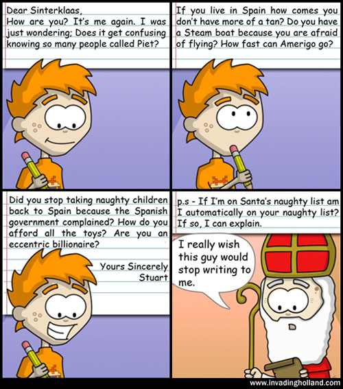 Bugging Sinterklaas Comic
