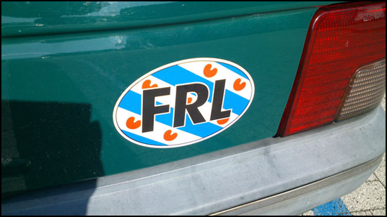 Friesian Car Sticker