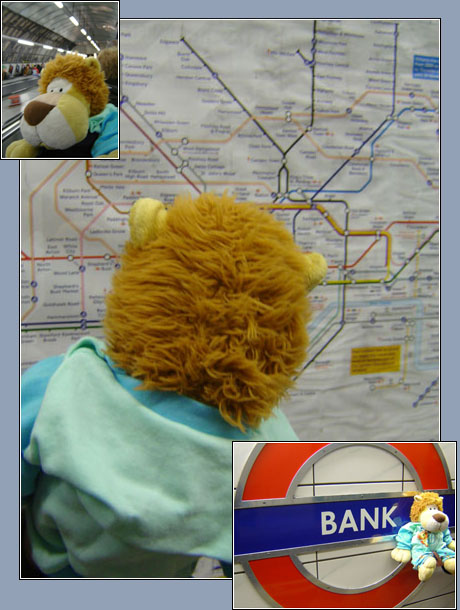 Alex de Leeuw in London Underground
