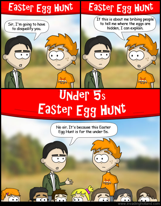 Easter Egg Hunt Comic