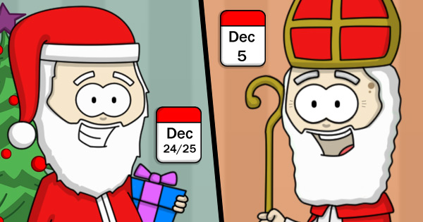 Sinterklaas vs. Santa - December