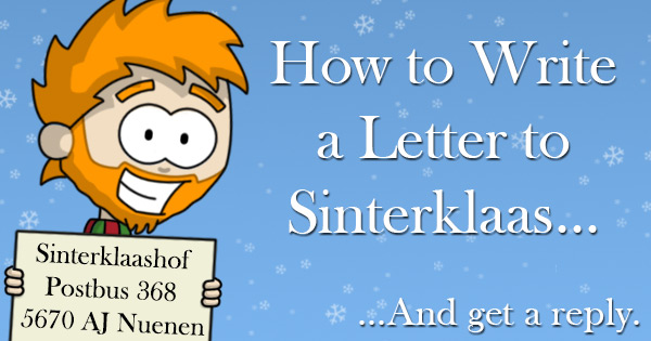 How to write a letter to Sinterklaas