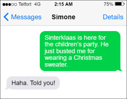 Christmas Sweater Message