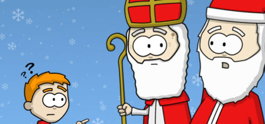 Santa and Sinterklaas